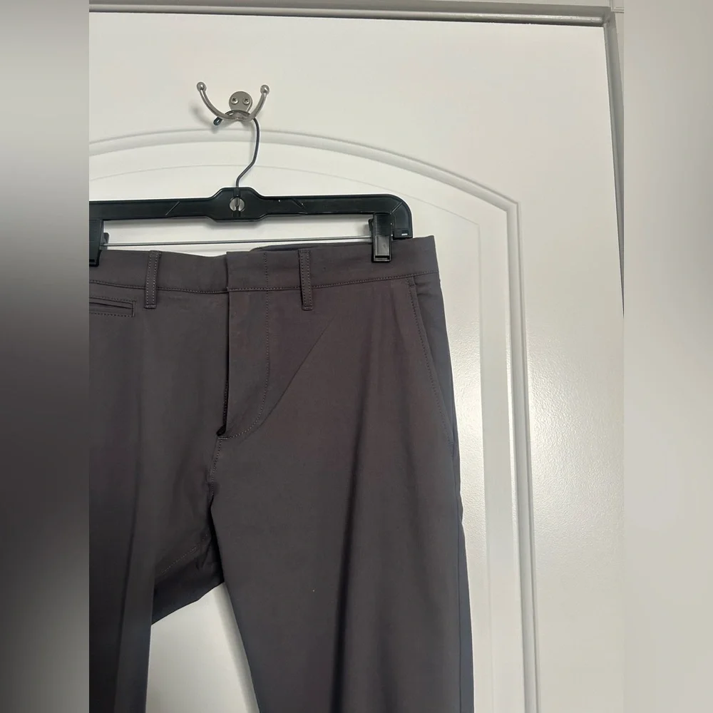 J.Crew 484 Slim Fit Tech Oxford Pants Men‎ 34 x 34 Gray NWT BX185